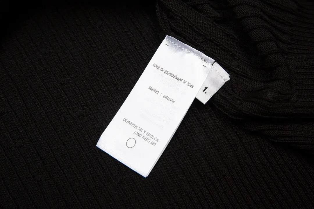 Thom Browne ➡️ POLO ， Retro Same Style Versatile : Black Size：M-3XL